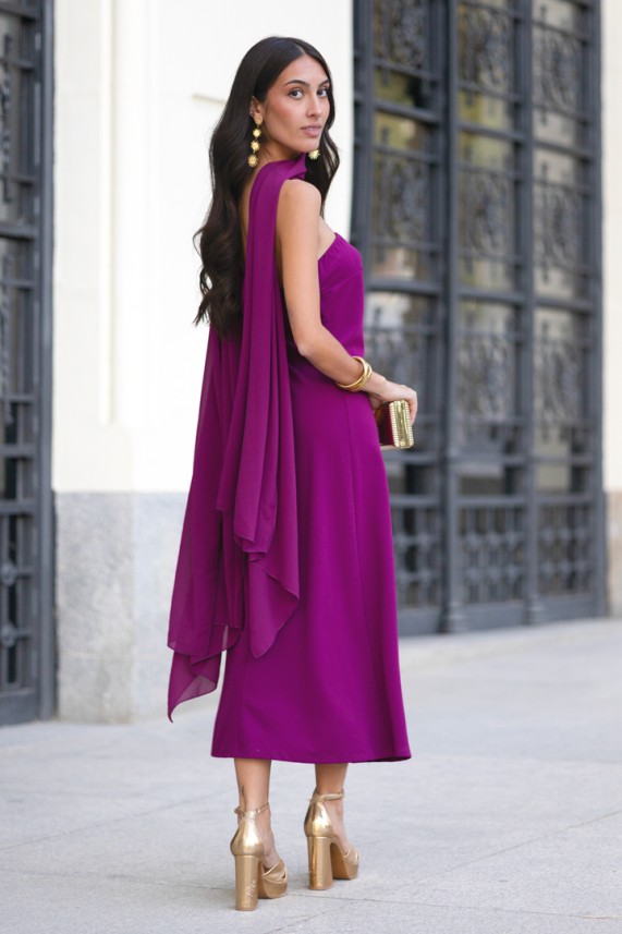 Vestido Milana buganvilla