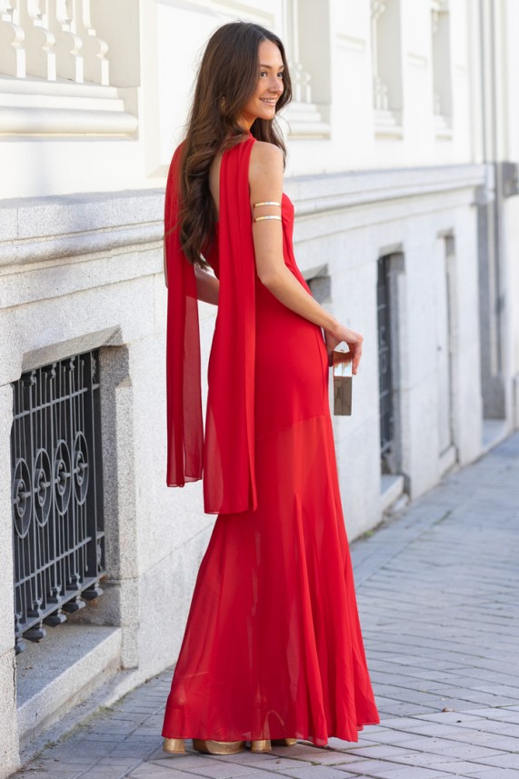 Vestido Blikra rojo