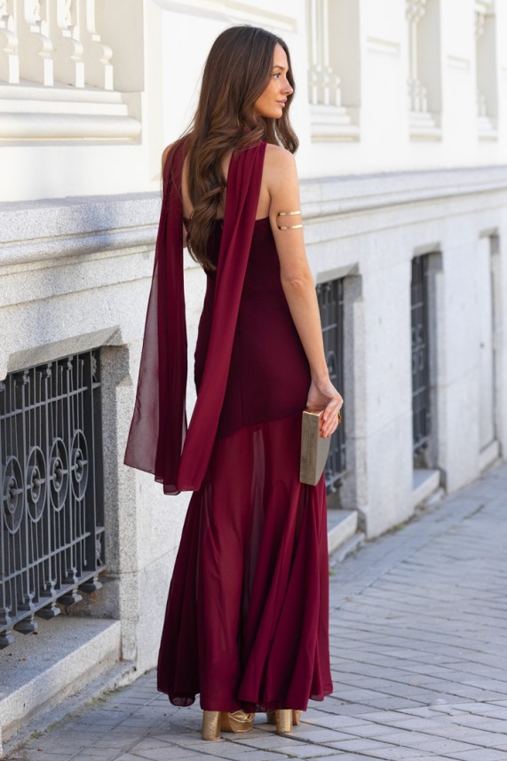 Vestido Blikra burdeos