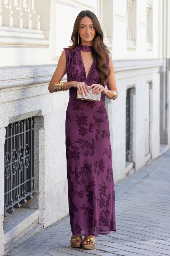 Vestido Lerici buganvilla