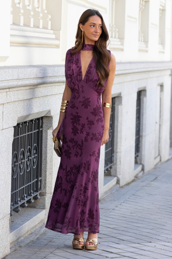 Vestido Lerici buganvilla