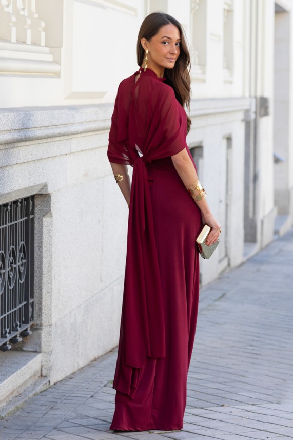 Vestido Westin multiposición burdeos