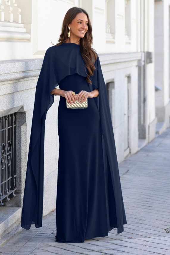 Vestido Westin multiposición azul marino