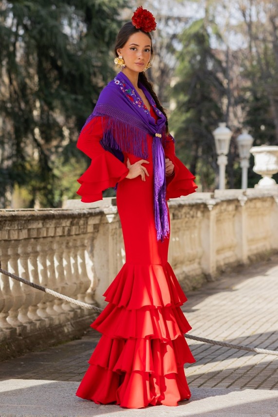 Vestido Guadiana rojo