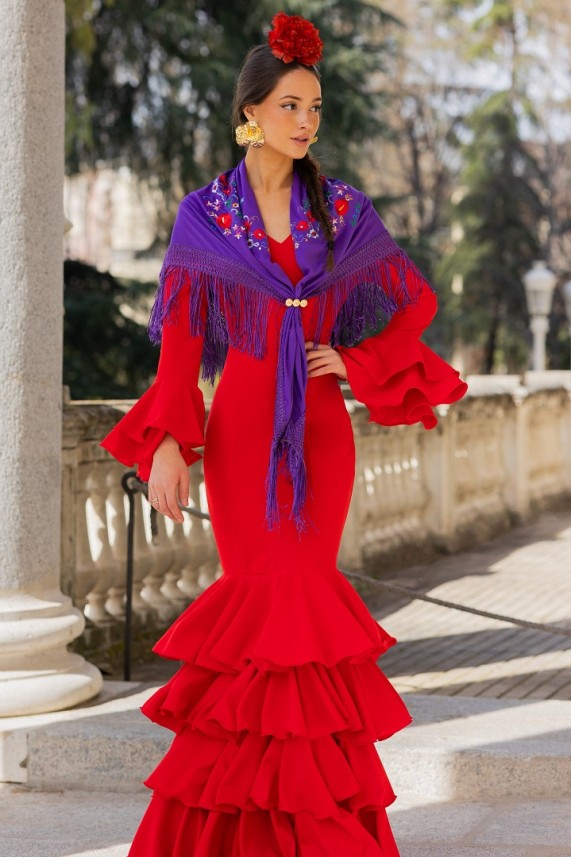 Vestido Guadiana rojo