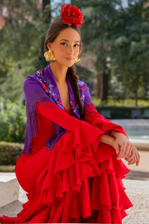 Vestido Guadiana rojo