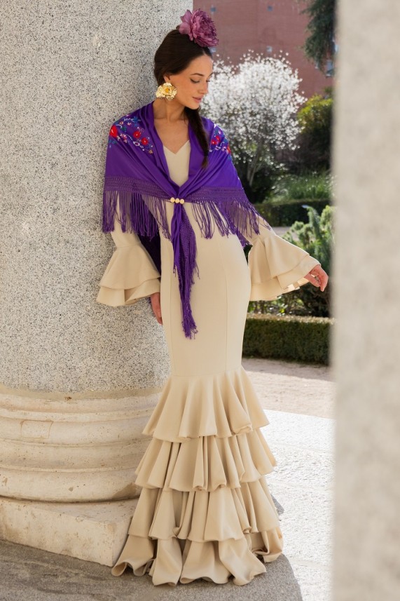 Vestido Guadiana beige