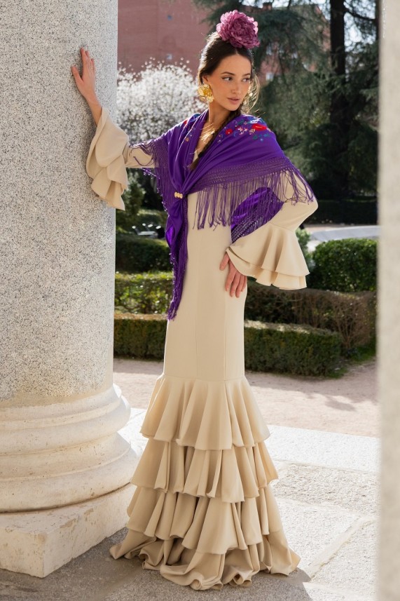 Vestido Guadiana beige