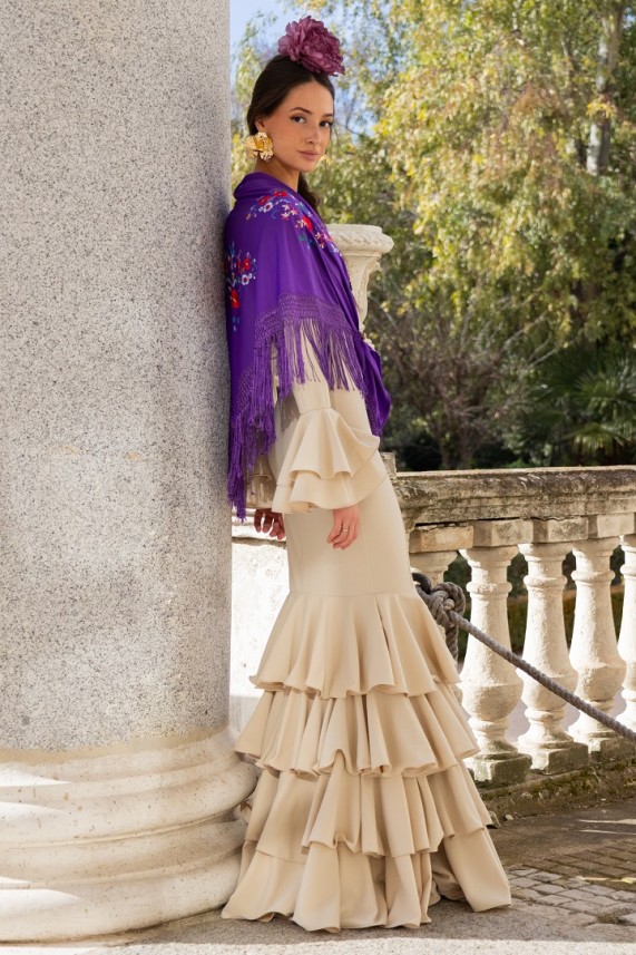 Vestido Guadiana beige