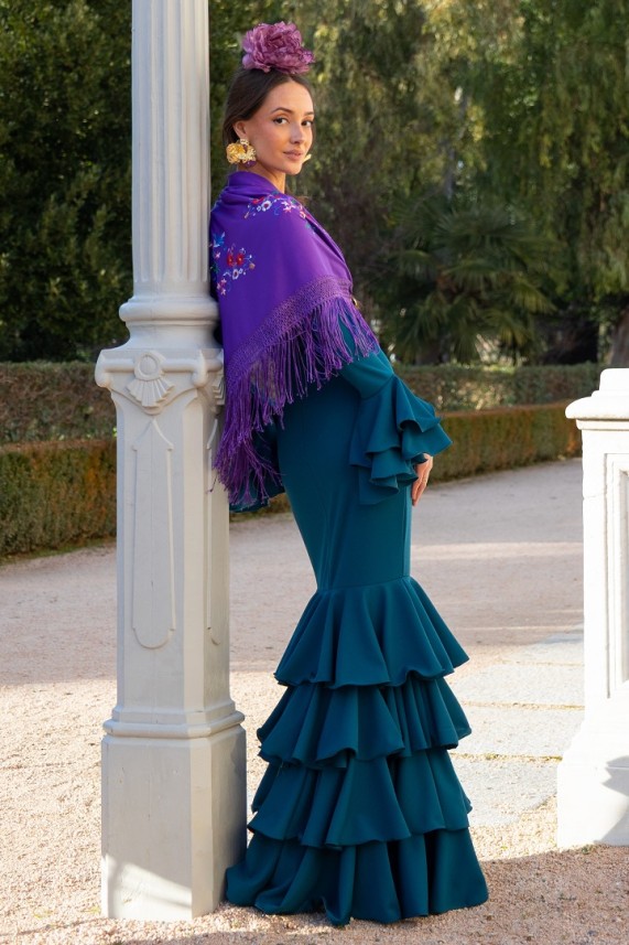 Vestido Guadiana azul cobalto