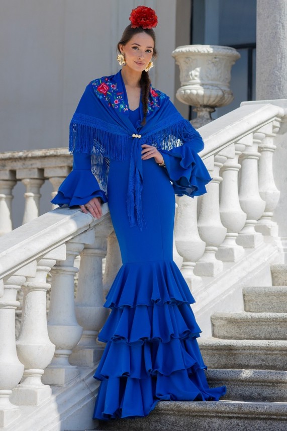 Vestido Guadiana azul klein