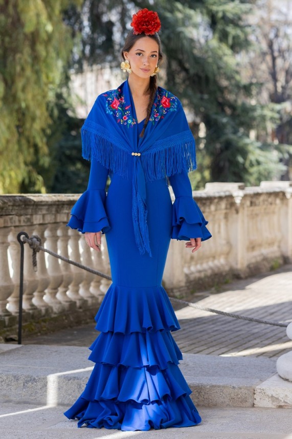 Vestido Guadiana azul klein