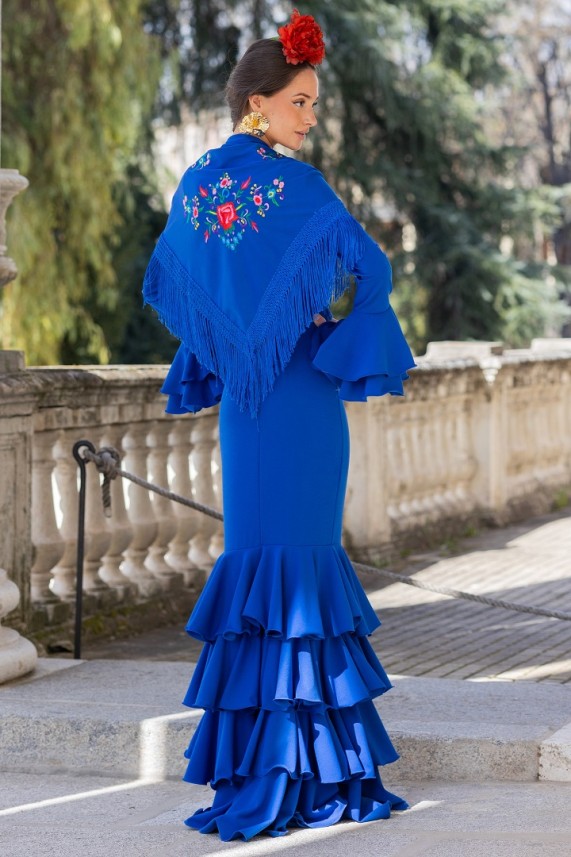 Vestido Guadiana azul klein