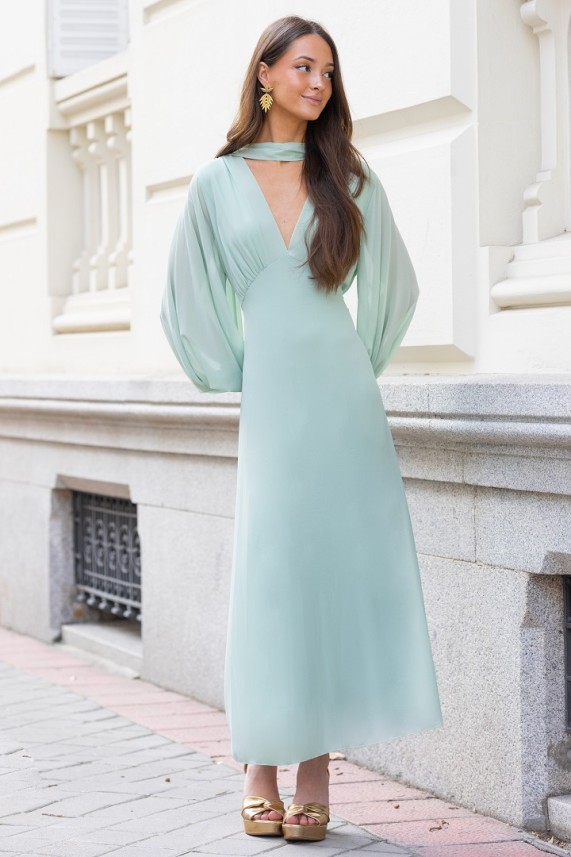 Vestido Linders turquesa