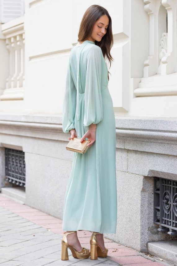 Vestido Linders turquesa