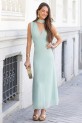 Vestido Maggiore turquesa