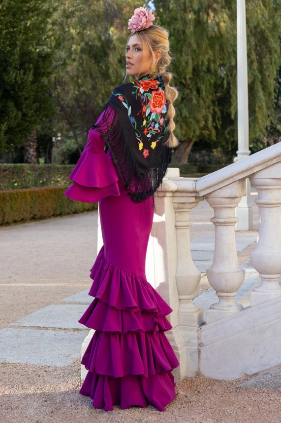 Vestido Durcal buganvilla