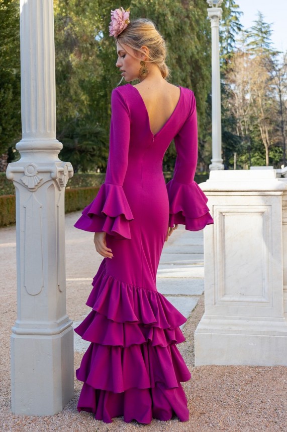 Vestido Durcal buganvilla