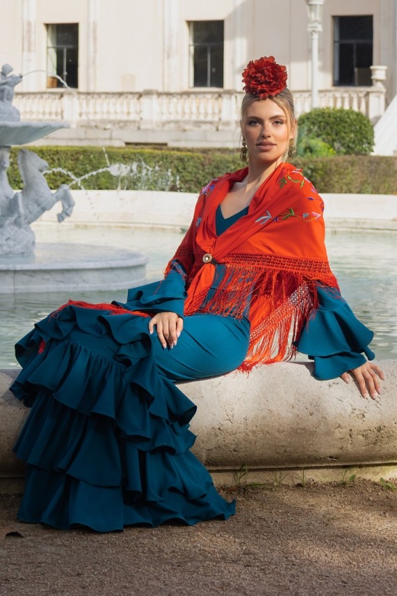 Vestido Durcal azul cobalto