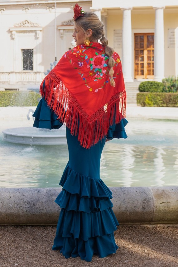 Vestido Durcal azul cobalto