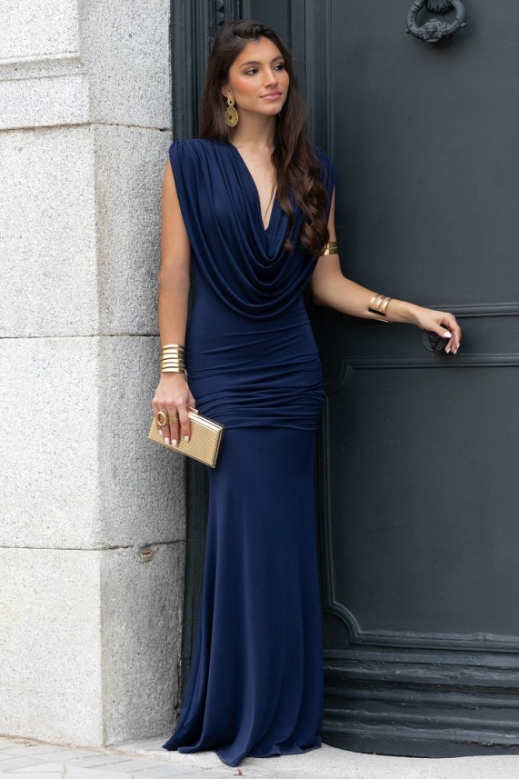 Vestido Bradano azul marino