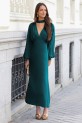Vestido Linders verde botella