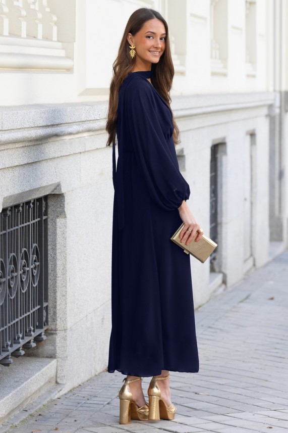 Vestido Linders azul marino