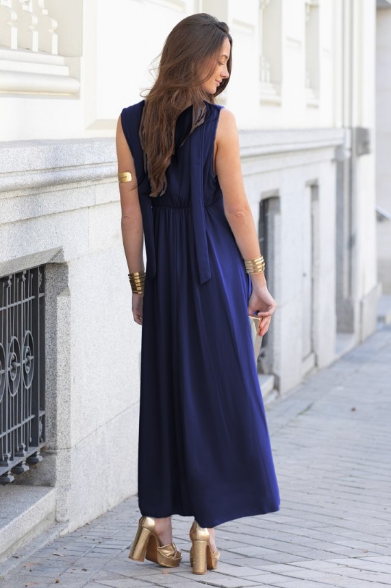 Vestido Maggiore azul marino