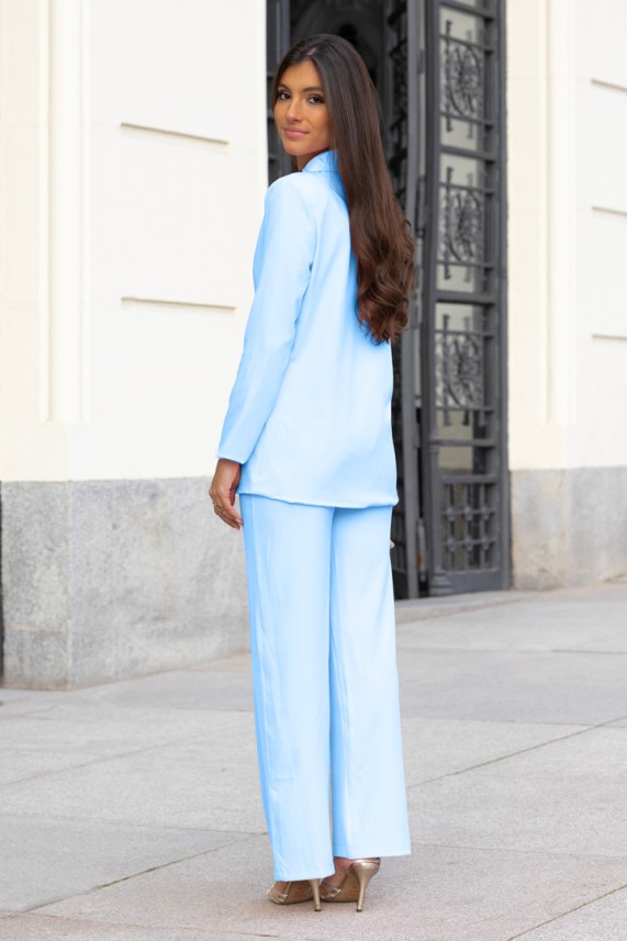 Blazer Savio azul celeste