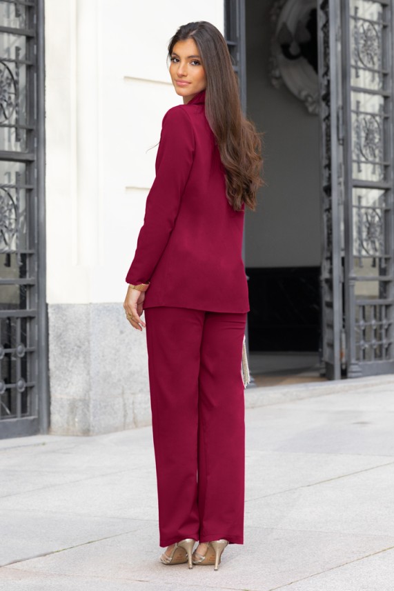 Pantalón Savio burdeos