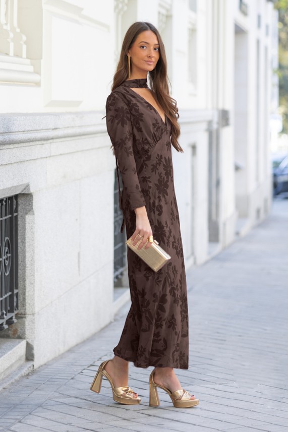 Vestido Kade marrón
