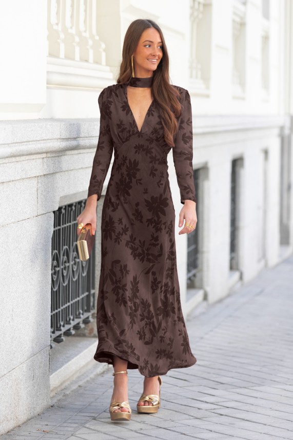 Vestido Kade marrón