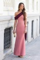 Vestido Cellina rosa empolvado