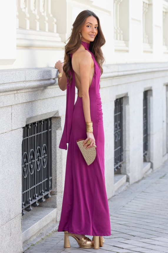 Vestido Secchia buganvilla