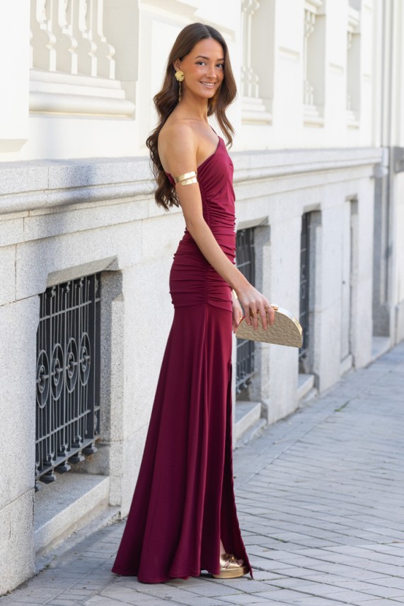 Vestido Charlons burdeos