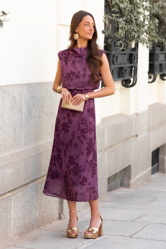 Vestido Coyle buganvilla