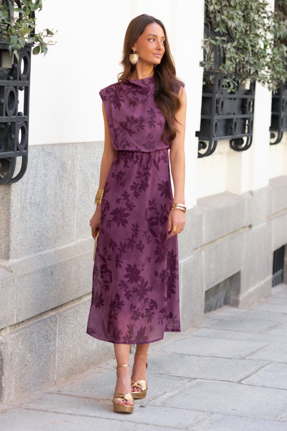 Vestido Coyle buganvilla