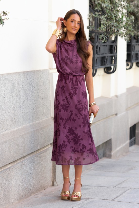 Vestido Coyle buganvilla