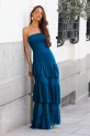 Vestido Daldin azul cobalto