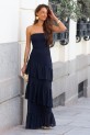 Vestido Daldin azul marino