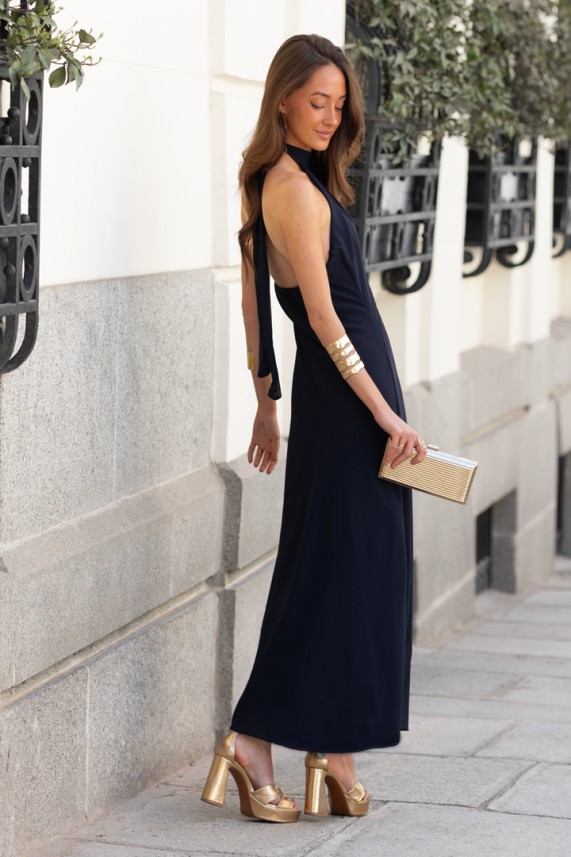 Vestido Limay azul marino