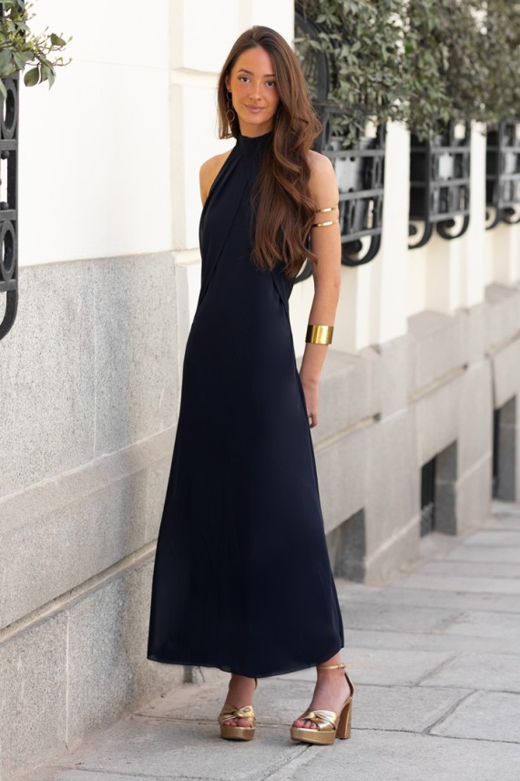 Vestido Limay azul marino