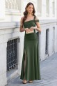 Vestido Charlons verde caza