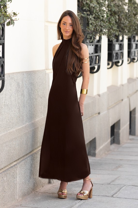 Vestido Limay marrón