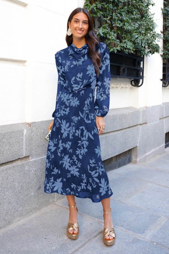 Vestido Koster azul oscuro