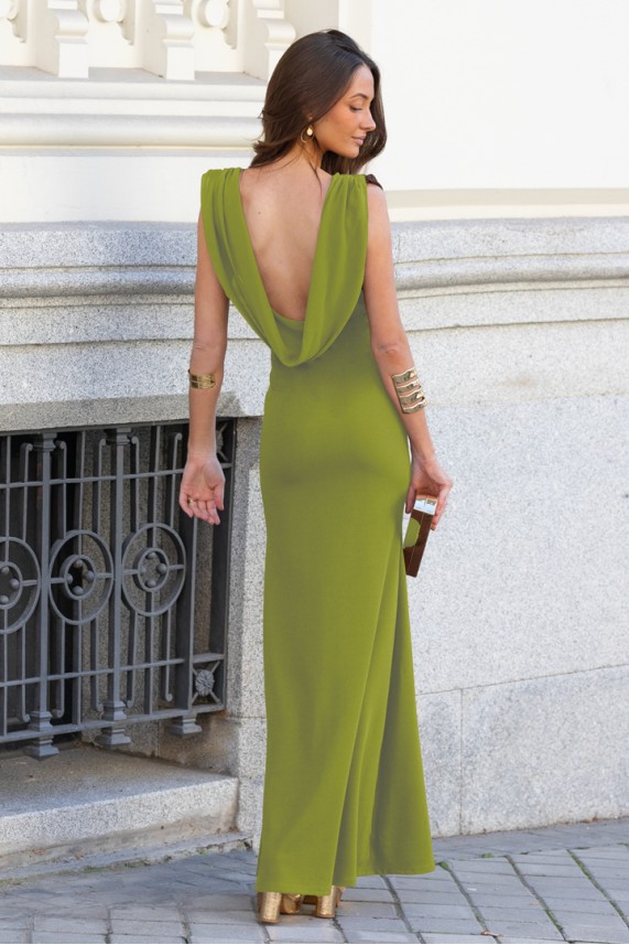 Vestido Sylling verde pistacho