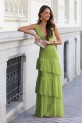 Vestido Jaspers verde pistacho
