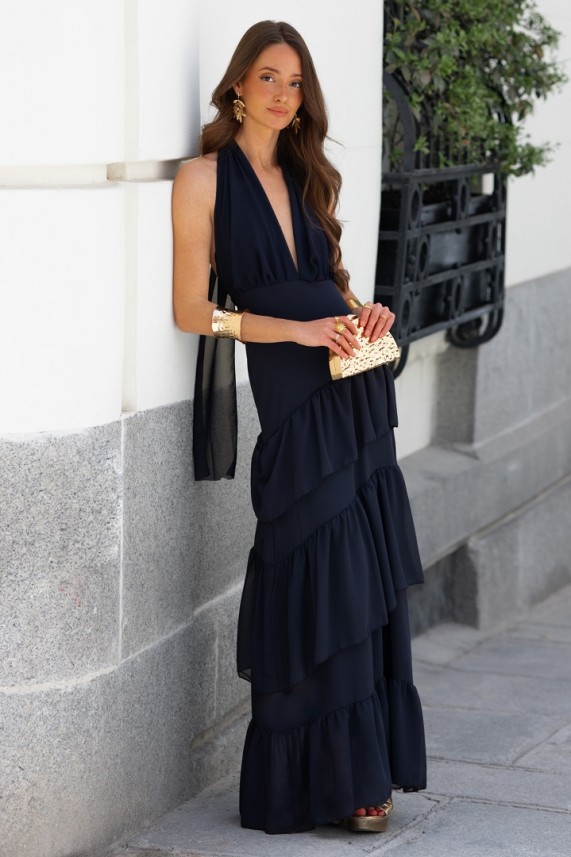 Vestido Soranzo azul marino