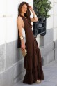 Vestido Soranzo marrón