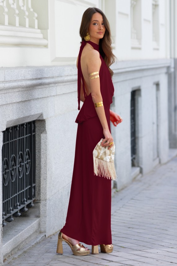Vestido Goold burdeos